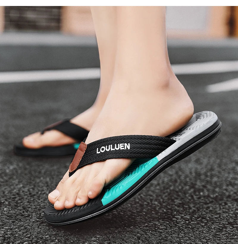 Tongs de plage pour hommes, de haute qualité, tendance et respirantes