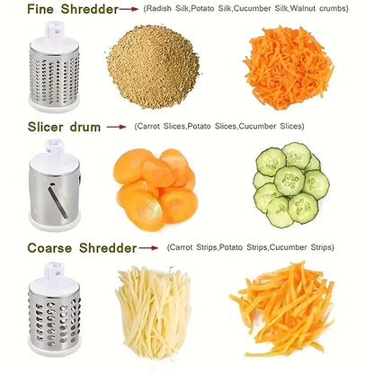 🥕 Multifunctional Drum Vegetable Slicer – Your Everyday Kitchen Ally 