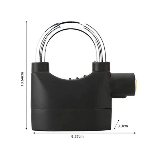 Universal anti-theft padlock for bicycle, motorcycle, door, home gate 