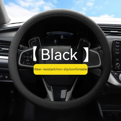 🚘 Housse de volant universelle en silicone – Confort, sécurité & style