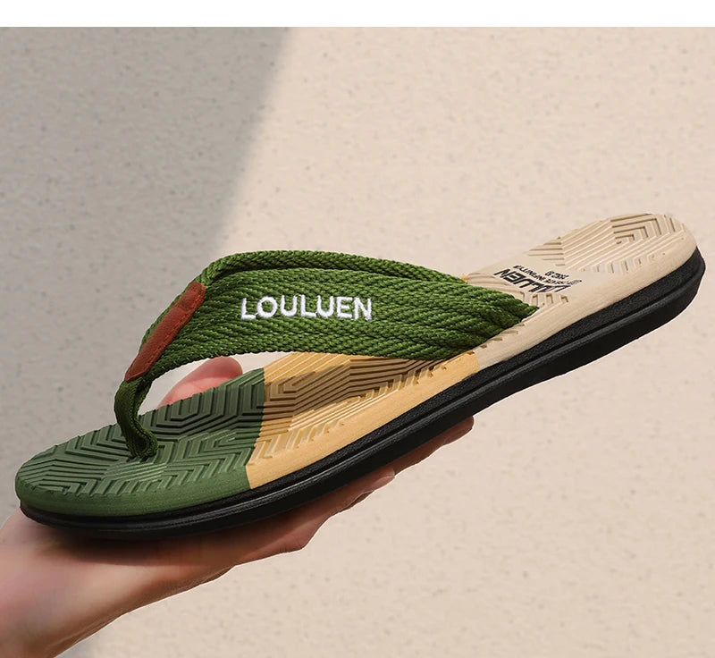 Tongs de plage pour hommes, de haute qualité, tendance et respirantes
