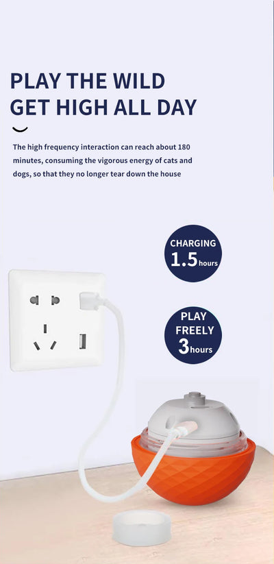 Balle jouet intelligente pour chien