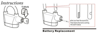Cadenas Antivol Universel pour vélo, moto, porte, portai maison