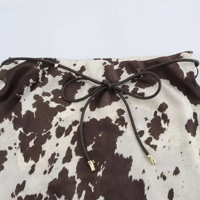 Jupes longues en satin imprimé pour femmes