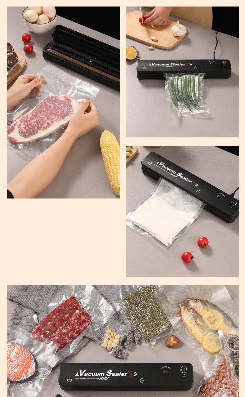 2 in 1 Vacuum Sealer – Keep Fresh Like a Pro 🍎🥩