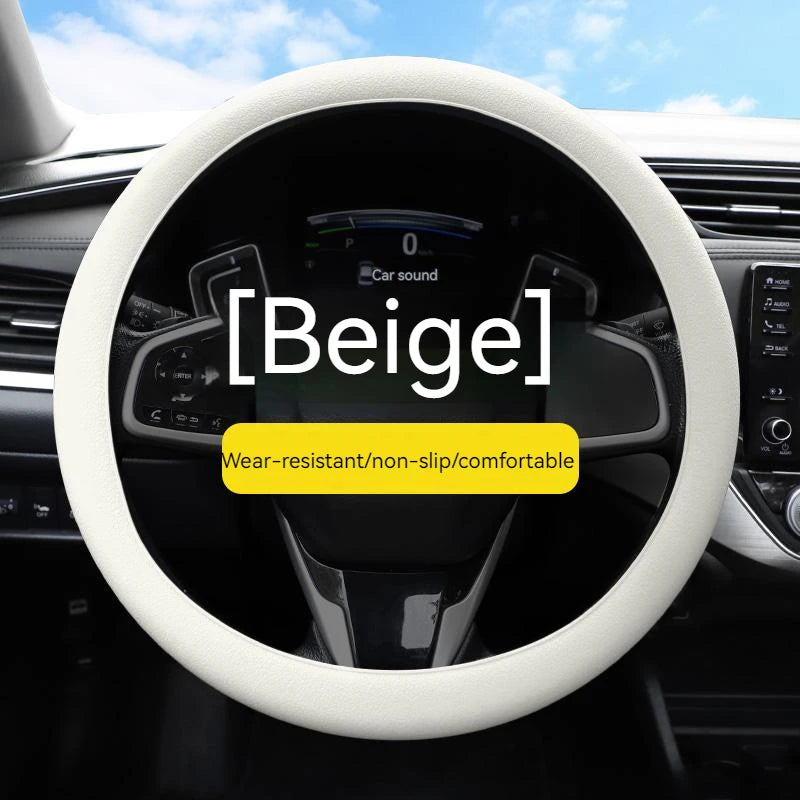 🚘 Housse de volant universelle en silicone – Confort, sécurité & style